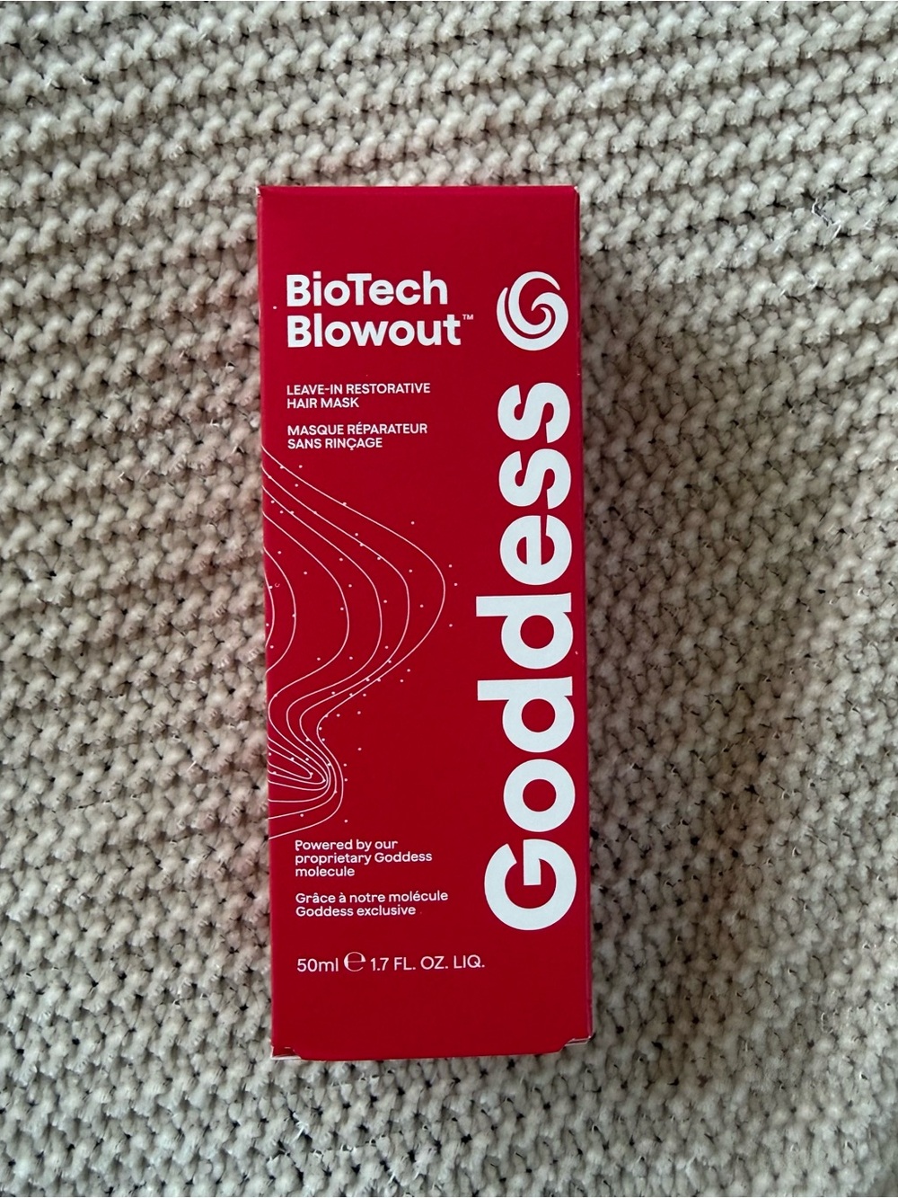 Goddess BioTech Blowout Leave In Restorative Hair Mask 50ml 1.7 oz NIB Brand New